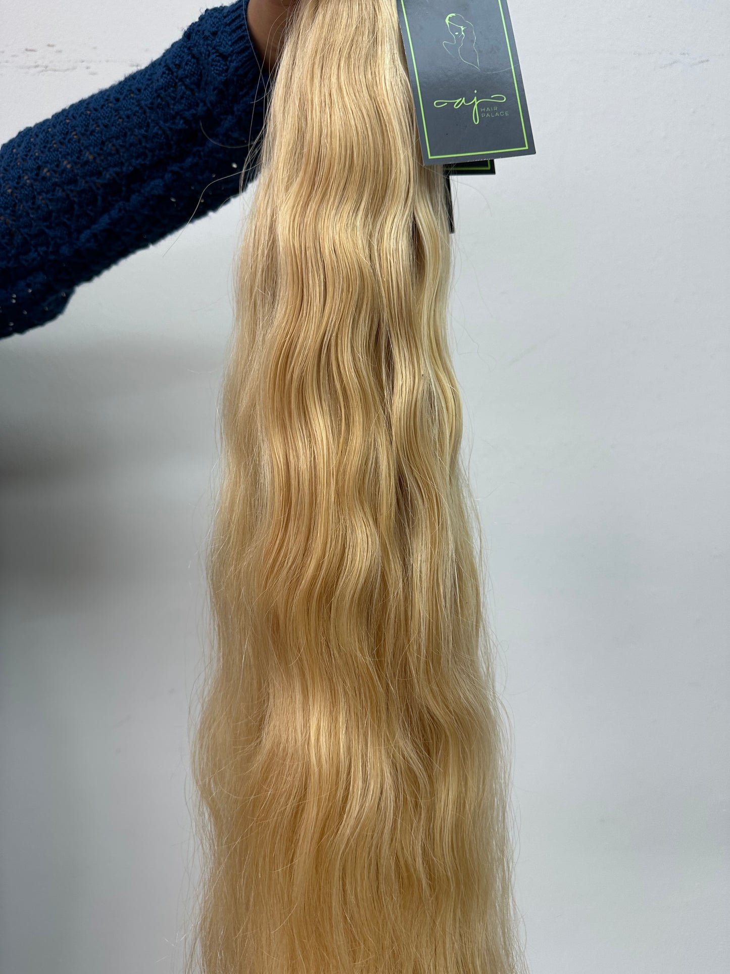 Caviar Exclusivo RAW Color Rubio Mixto 6AA 613 Weft Hair Extensions 100 gramos