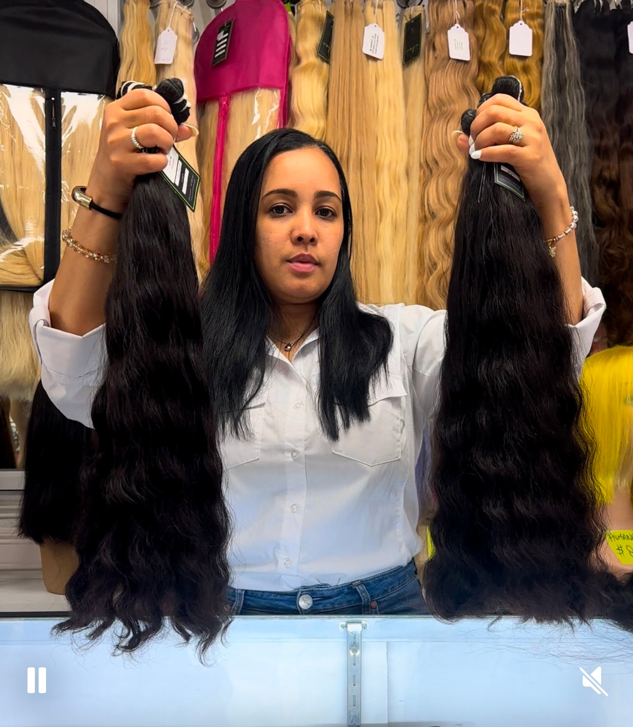 CAVIAR EXCLUSIVO RIZOS Suaves Weft extensión