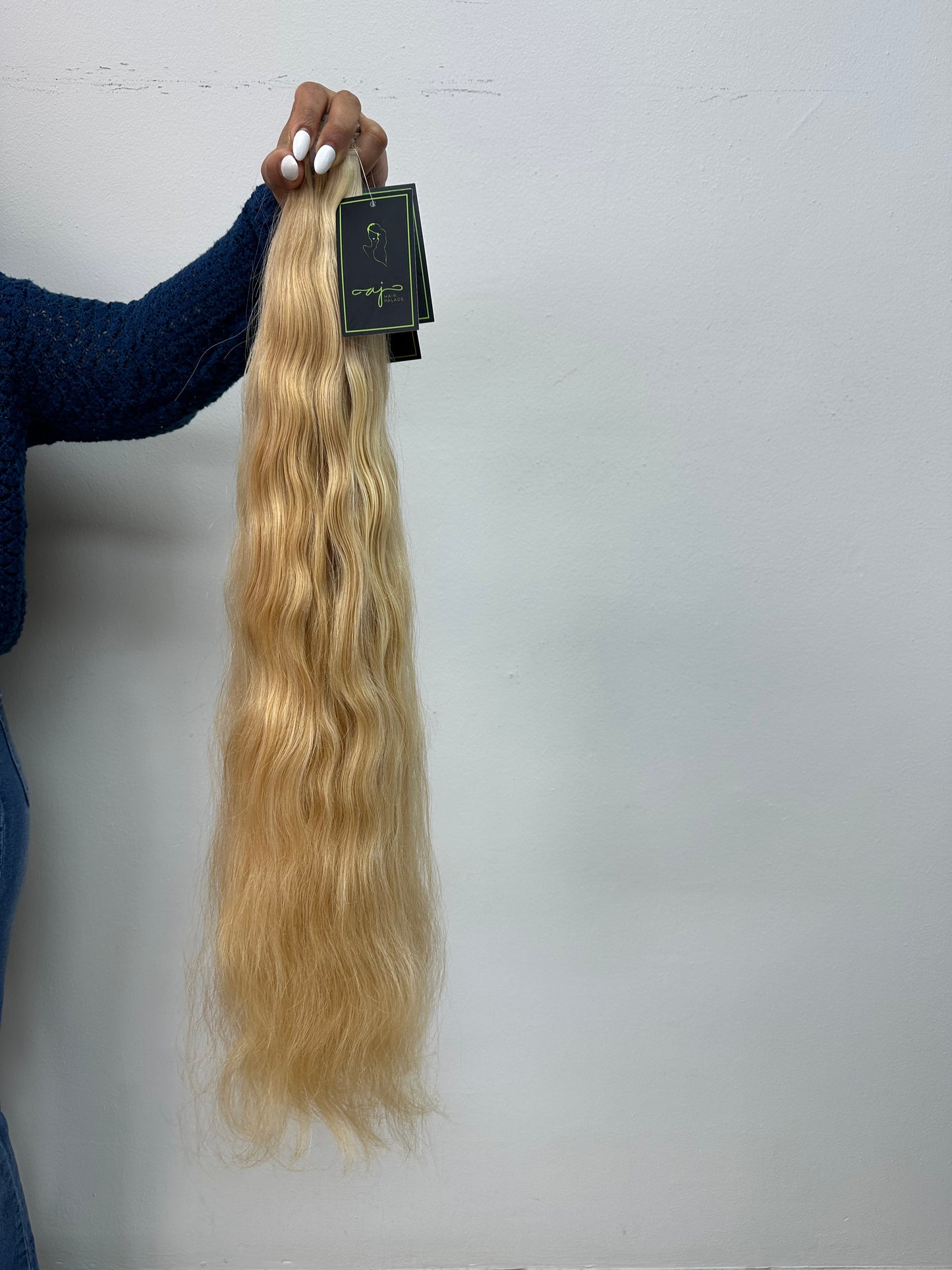 Caviar Exclusivo RAW Color Rubio Mixto 6AA 613 Weft Hair Extensions 100 gramos