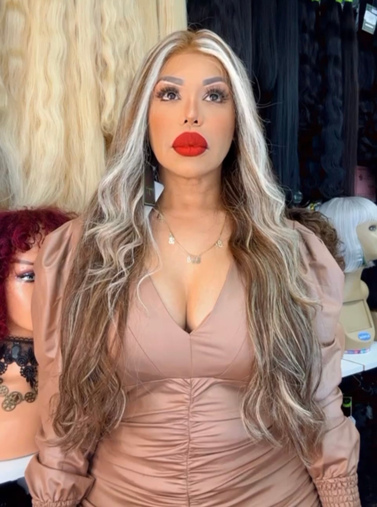 Peluca Humana Mixta "Bella Kim" - AJ Hair Palace