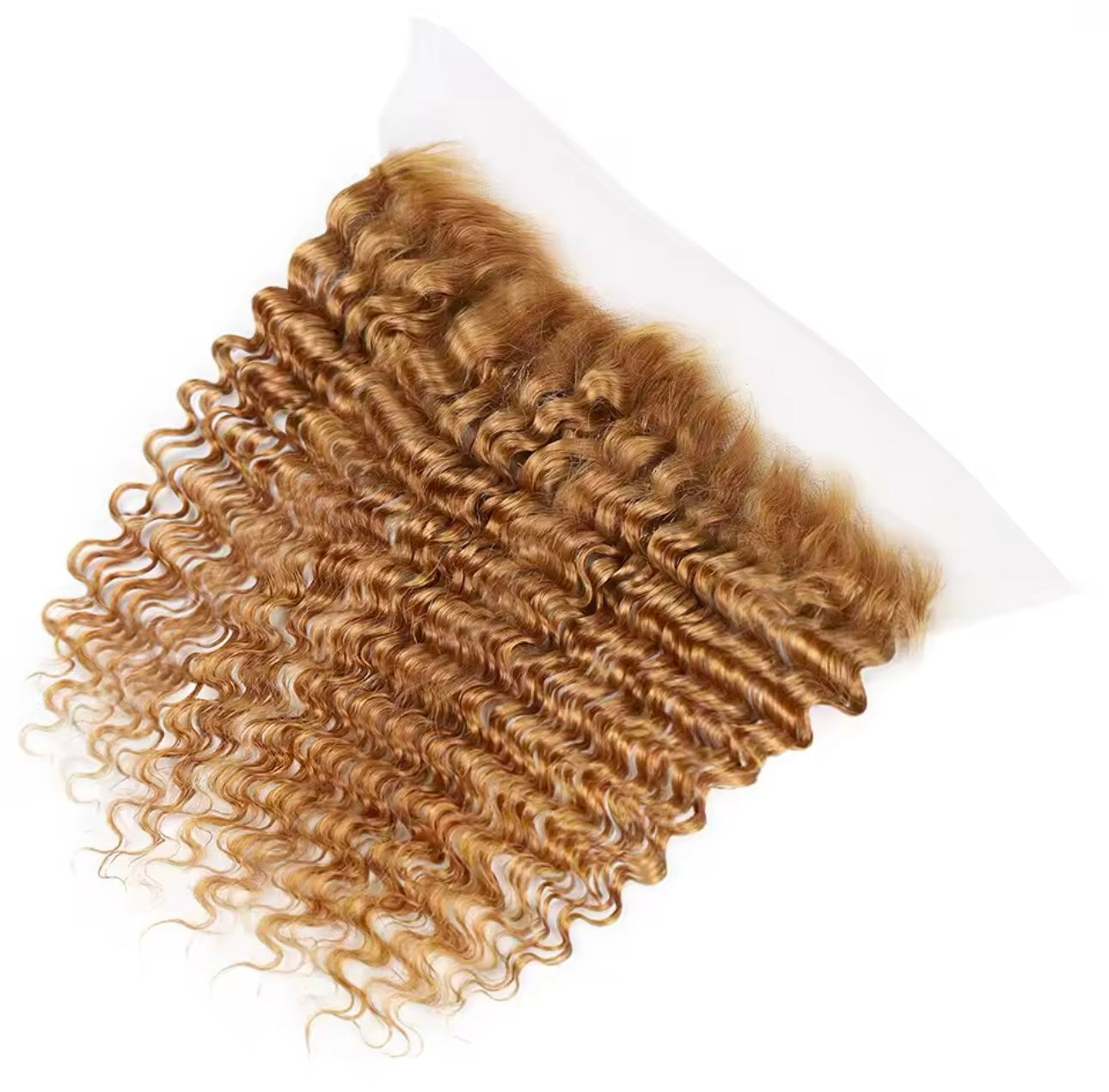 Peluca Lace Front Rubia Miel Ondulada Profunda 13x6 Natural
