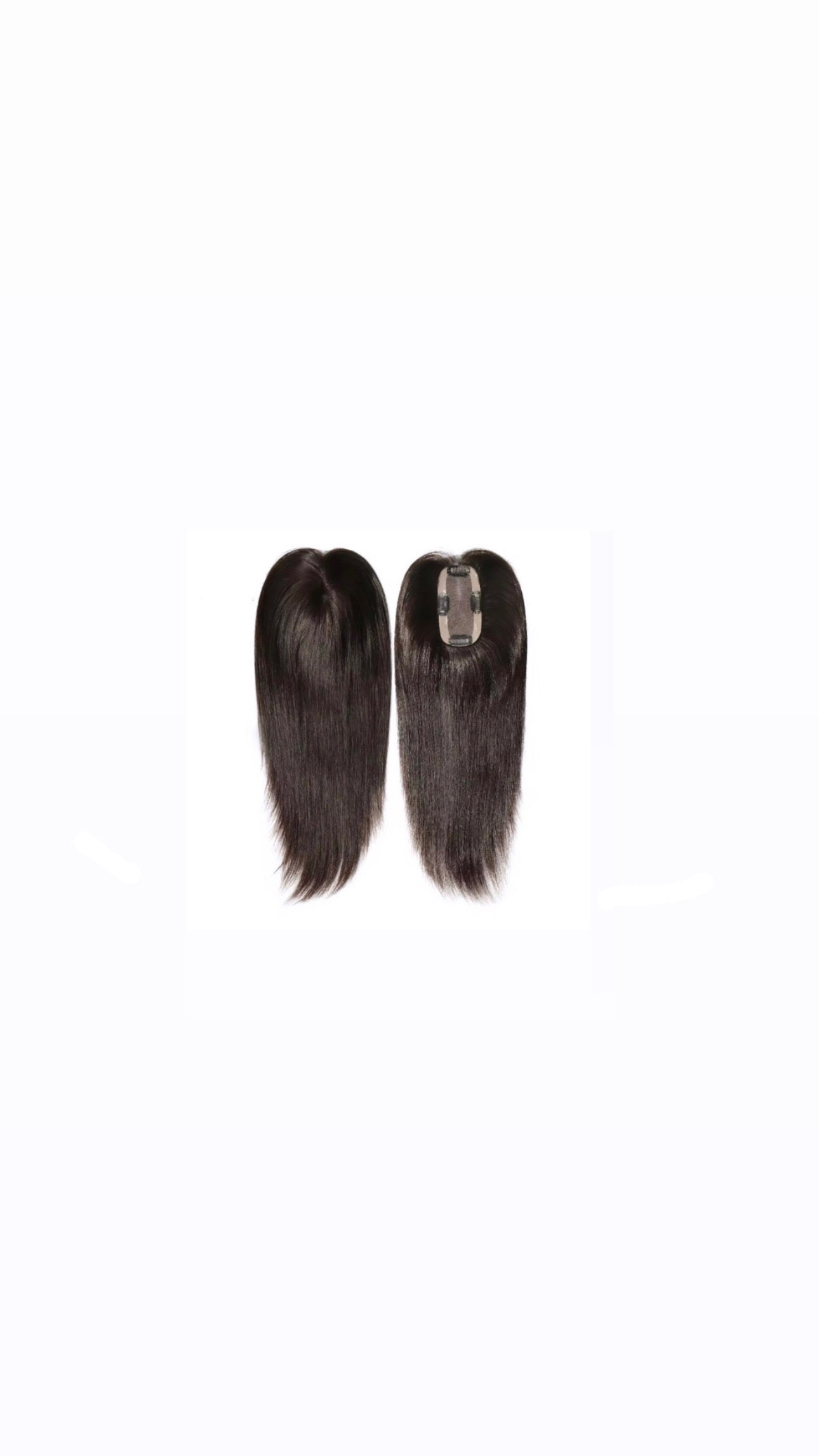 Topper 5x3 inch wavy Brazilian extensions