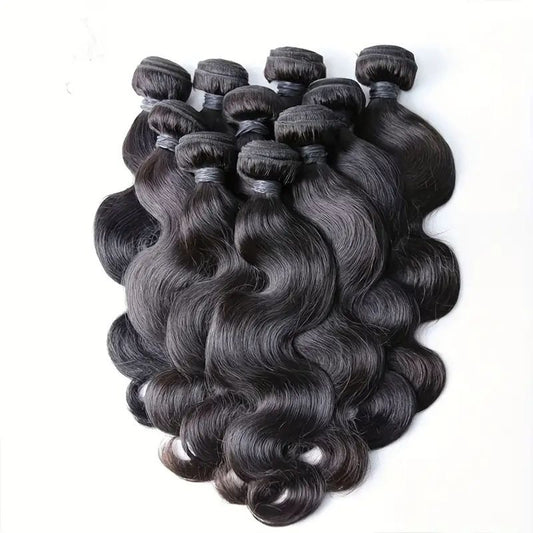 Pelo al por mayor BRAZILIAN color natural ondulados 1 KILO 10”piezas 100 gramos por paquete
