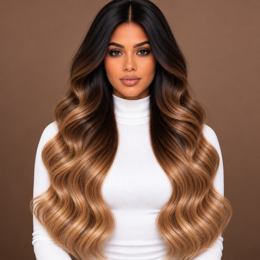CAVIAR VIP Ombré ONDULDO Weft extensións