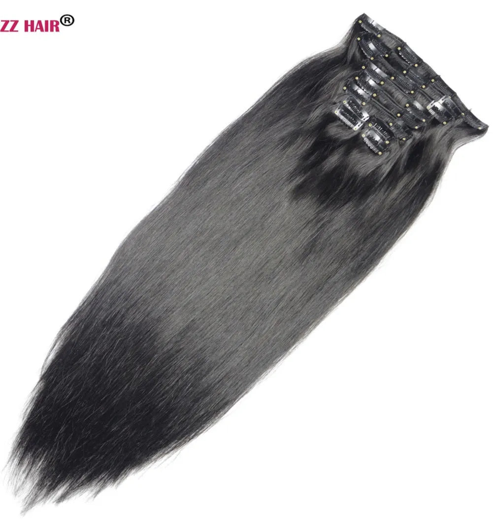 Brazilian Curly Clip-In Hair Extensions – 300g
